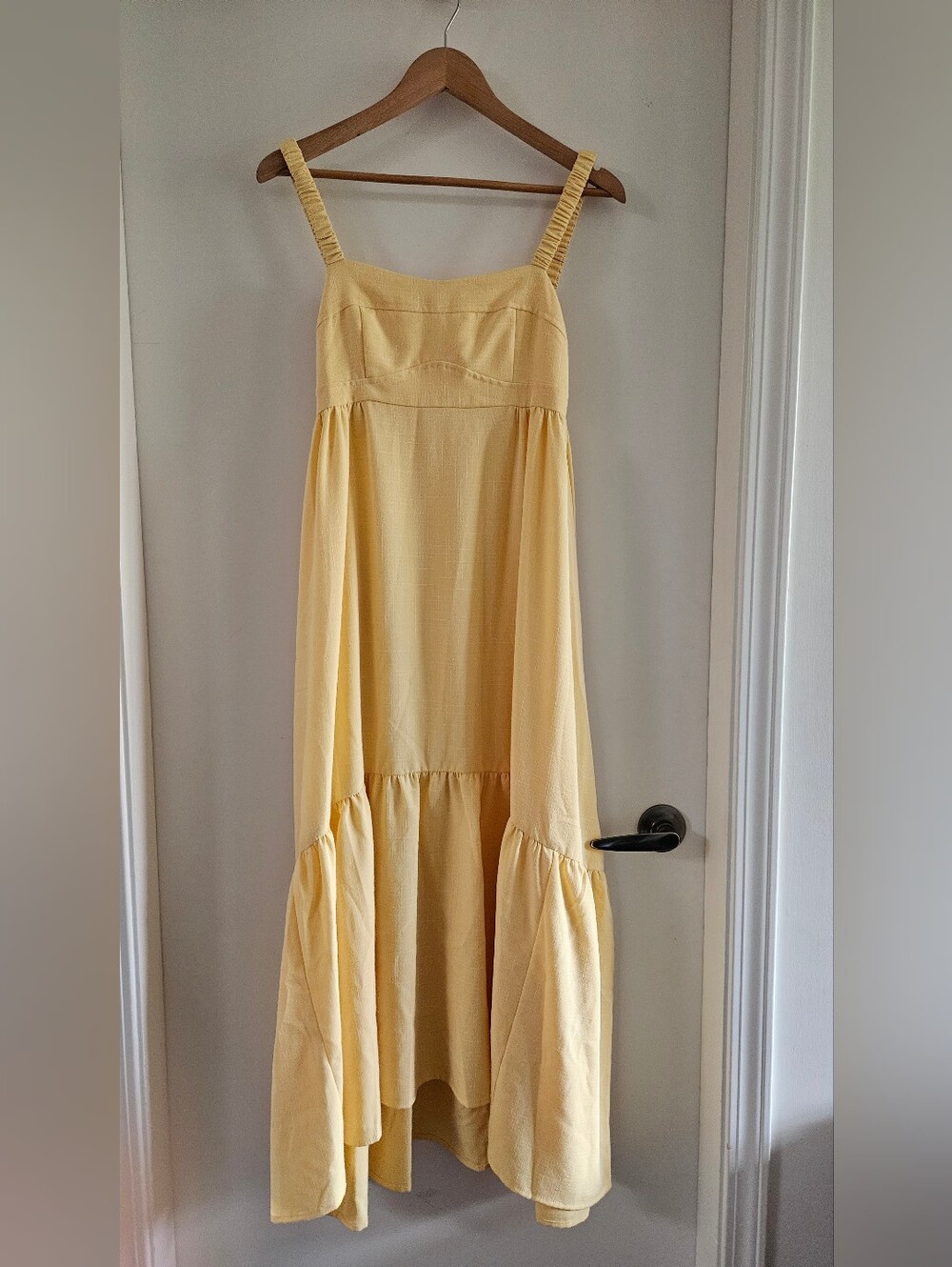 Women's Yellow Maxi Dress